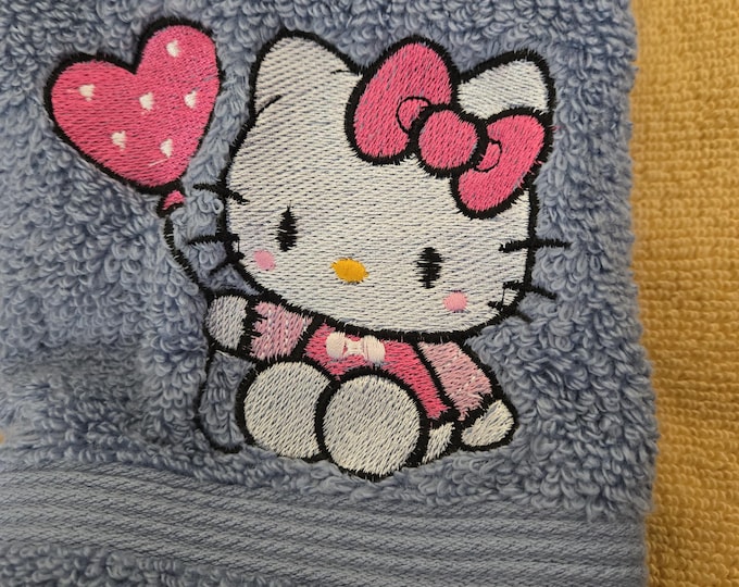 hello kitty hand towel