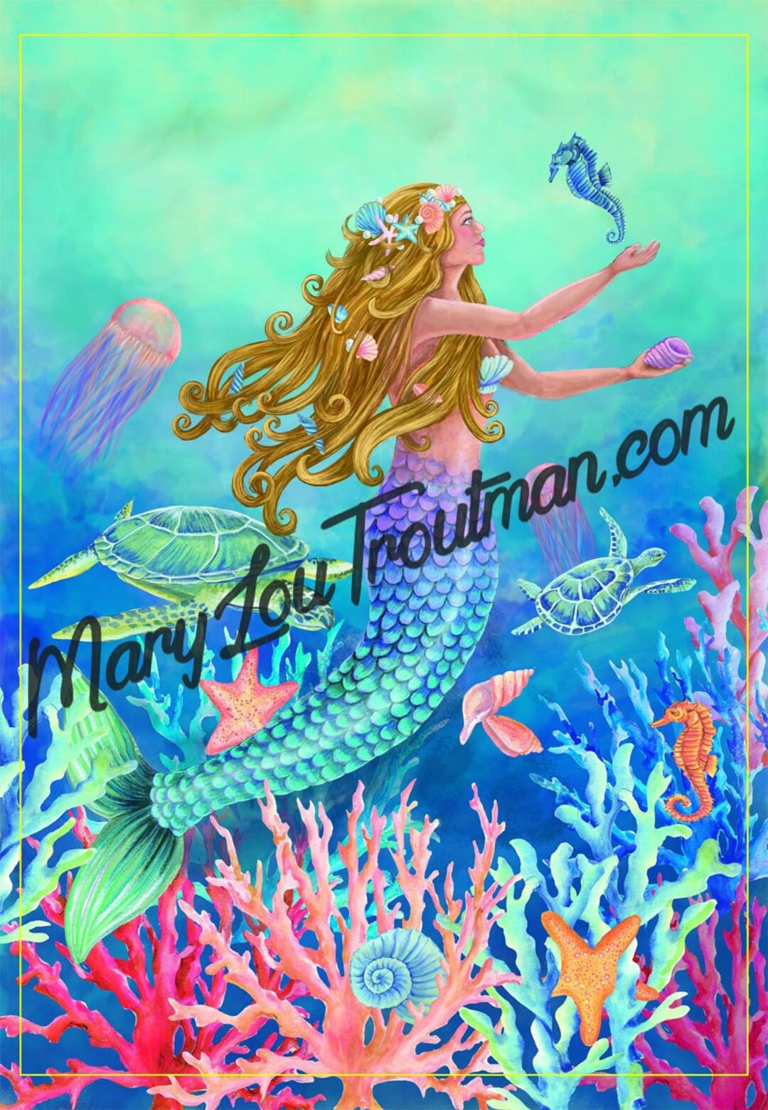 Mermaid Garden/yard Flag - Etsy
