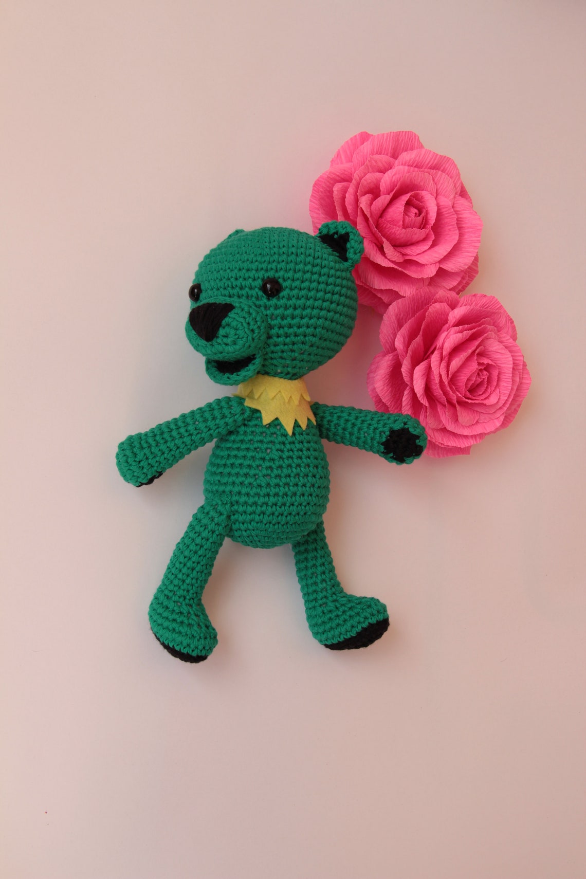 Grateful Dead Bear Set of Bears Crochet Toy Bear Dancing Bear Etsy
