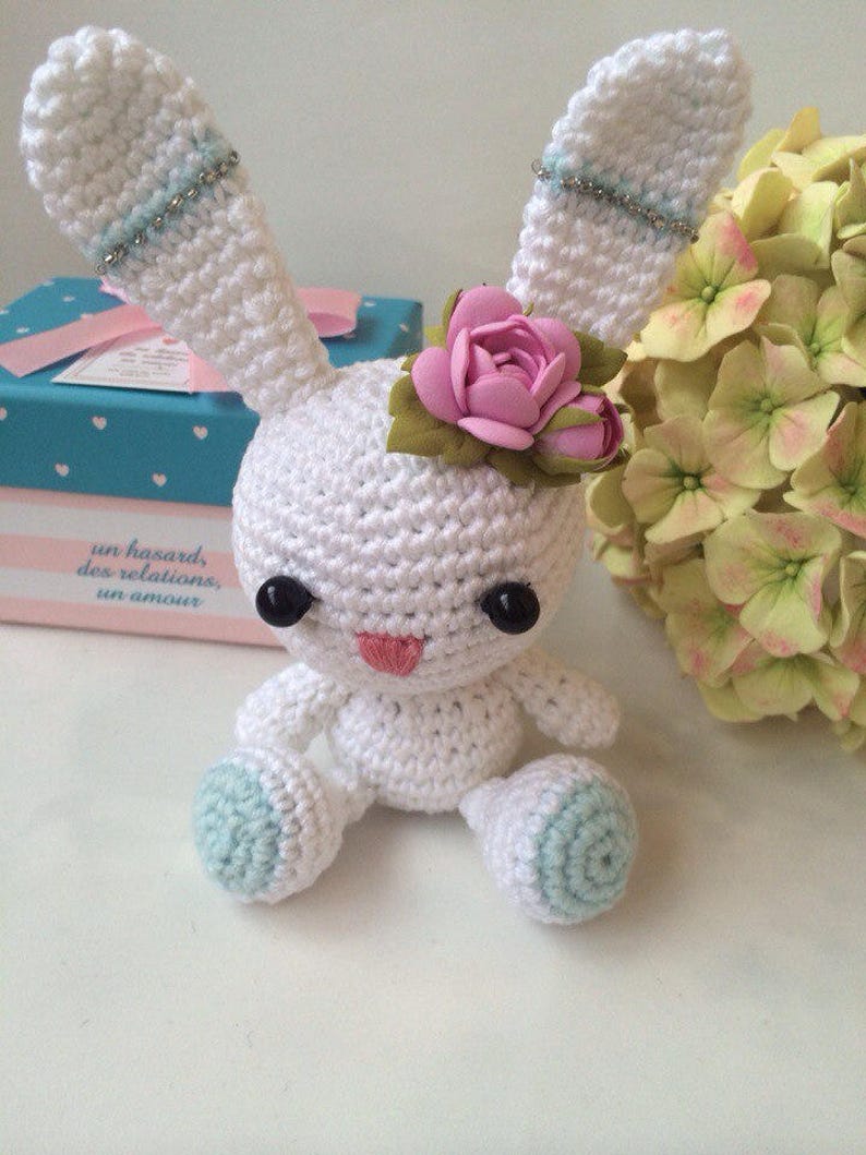 Crochet bunny Crochet toy rabbit Amigurumi bunny Baby crochet toy Rabbit toy baby Amigurumi animal Bunny toy Crochet doll toy Toy mother day