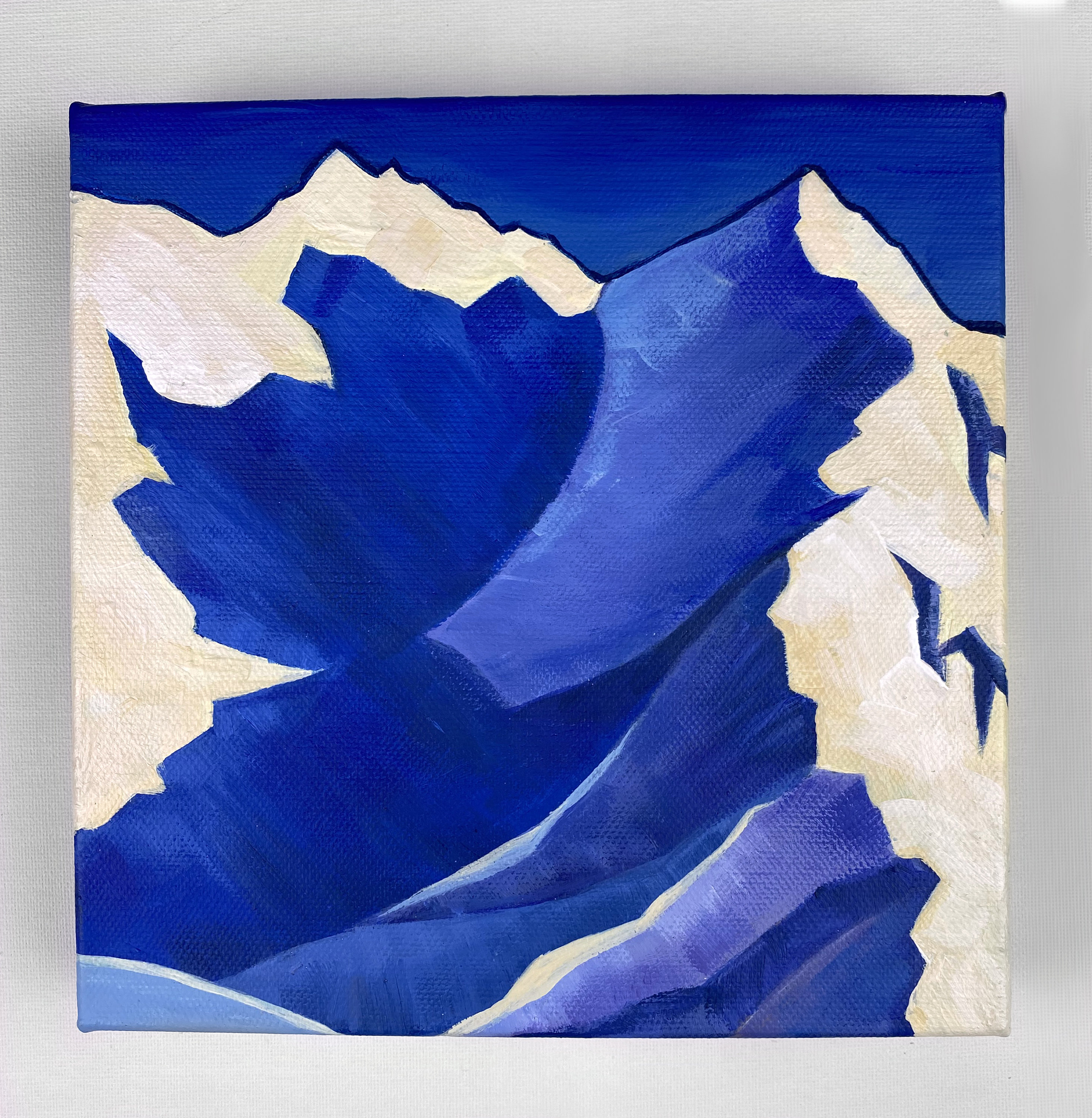 Landscape Canvas Art Mountain Wall Decor Blue Ridge Mountains Etsy