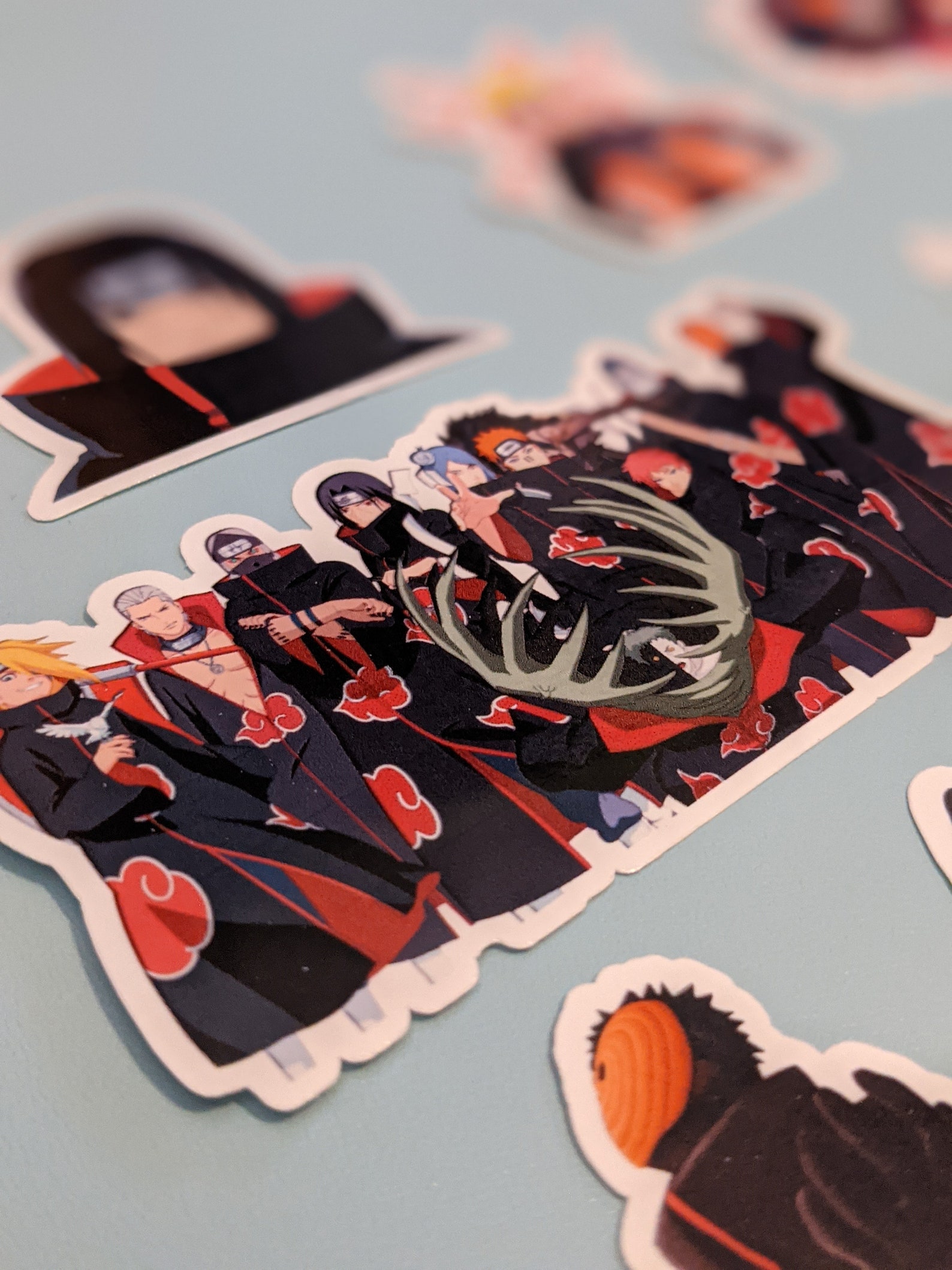 Naruto Shippuden Sticker Pack Weatherproof Etsy