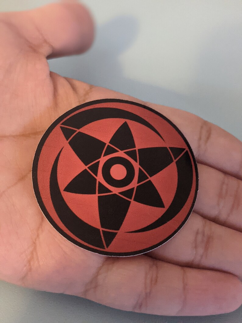 Naruto Stickers Sharingan Byakugan Rinnegan Etsy