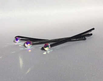 Swarovski Crystal Bobby Pin, Hair Jewelry, Hair Accessory