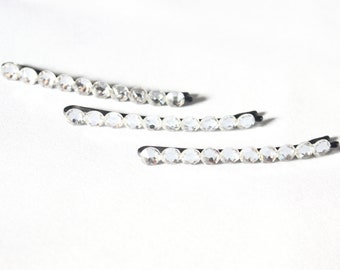 Swarovski Crystal Hair Pin Set, Hair Jewelry, Hair Accessory, Crystal Bobby Pins