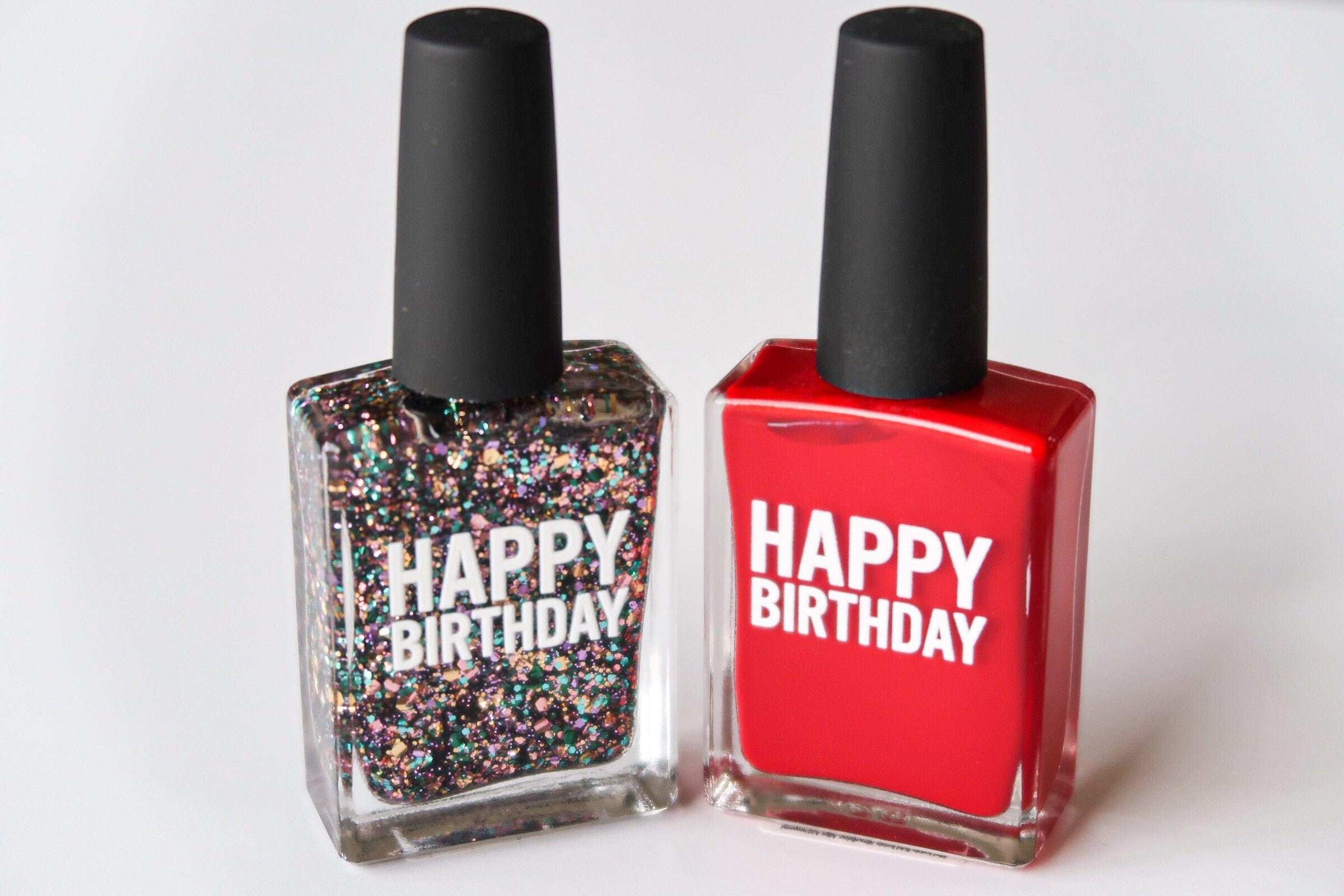Happy Birthday Nail Polish Favors Gifts Teacher Beauty Etsy
