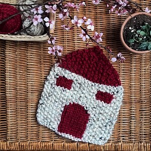 The Home Sweet Home Trivet Knitting Pattern