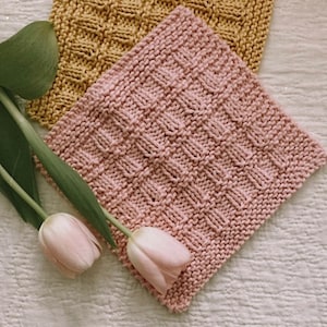 The Cut Jewels Dishcloth Knitting Pattern