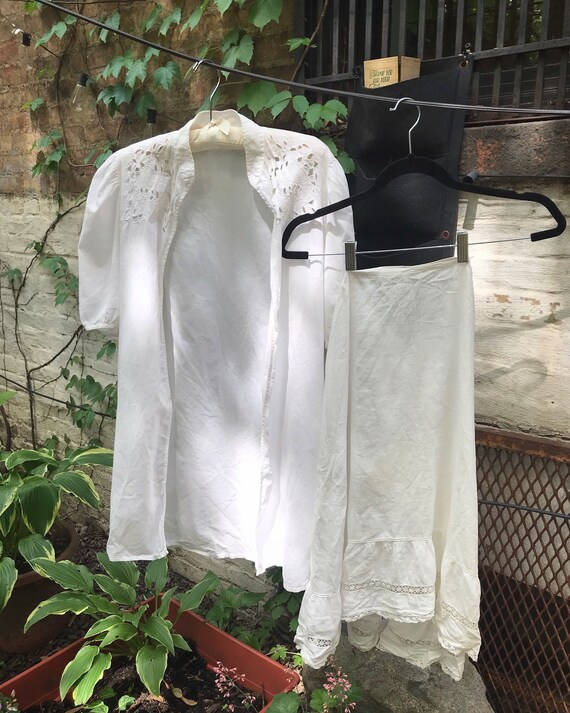 Edwardian petticoat slip skirt