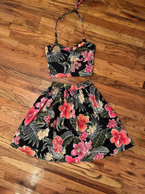 Repro 1950s skirt + top set
