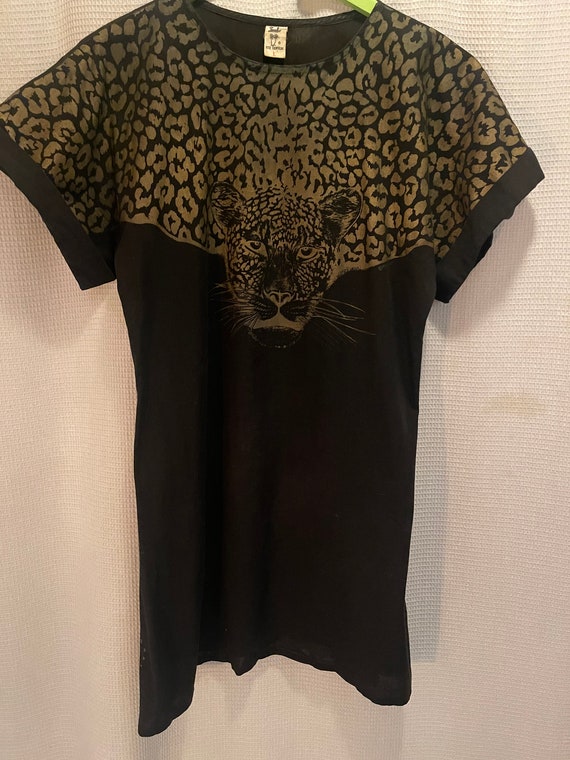 80s lion tee shirt dress