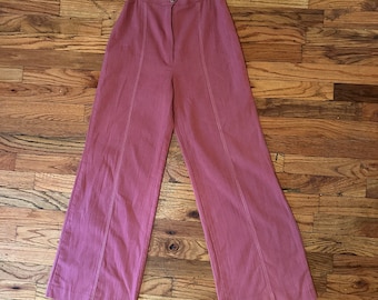 1970s Pink bell bottoms