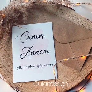 Islam, Geschenkkarten, Grußkarten, tebrik karti, Geschenkideen, Karte, Geschenkidee, Anne, Baba, Abi, Abla, Muttertag, Vatertag, Geburtstag