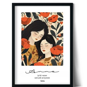 4147-2562-6372  Muttertagsgeschenk, Anneler günü hediyesi, Geburtstagsgeschenk für Mama, Geburtstagsgeschenk Mutter