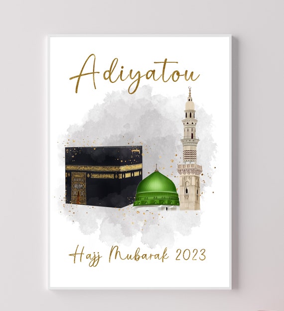 Poster for Sale mit Islamische Hadsch-Mubarak-Geschenke
