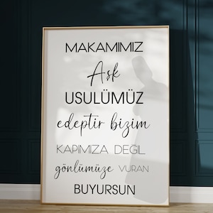 Islamic Wall Art, Islamic Posters, Islamic Decoration, Mevlana Posters