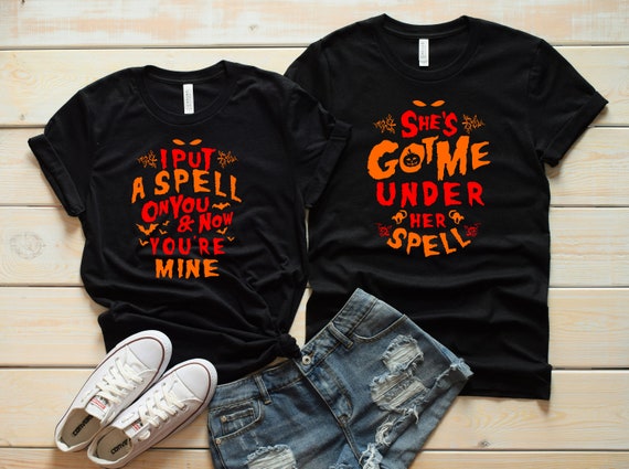 Couples Halloween Shirts His and Her Tshirts Matching  Etsy