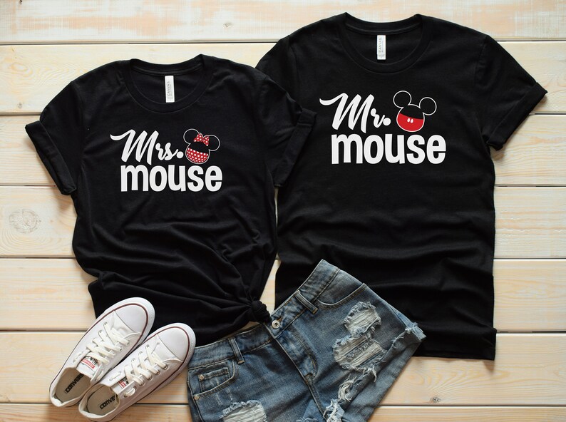 disney anniversary couple shirts