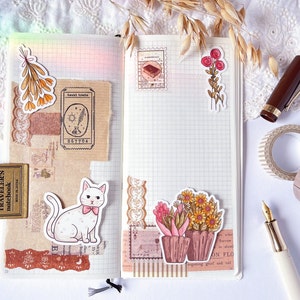 Vinyl Journal Planner Sticker Set 004 image 6