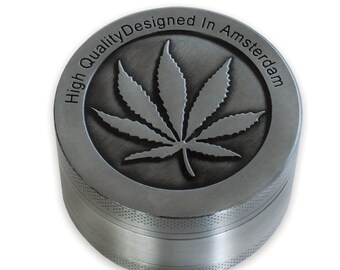 Premium Weed Grinder, Herb & Tobacco Grinder With Pollen Catcher 3 Pieces Superior Grinder