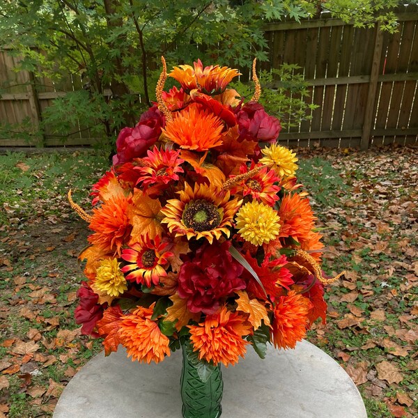 Silk Funeral Flowers Etsy