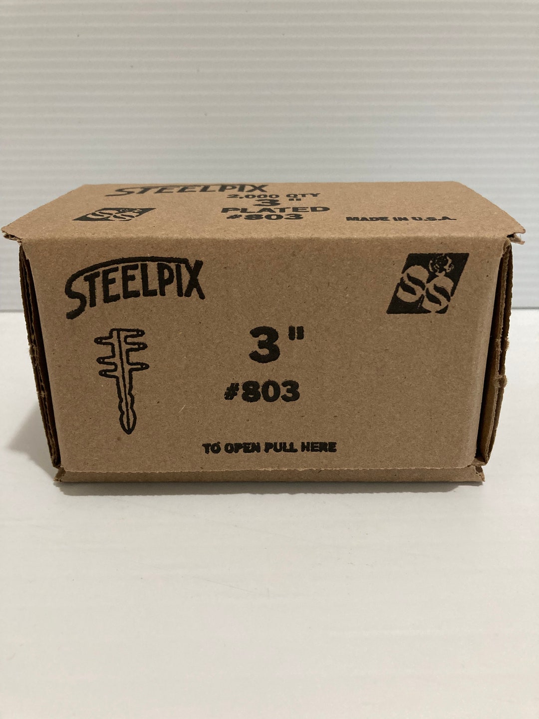 Box of 2000 Steelpix 3 Metal Flower Picks Floral Florist Steel Picks