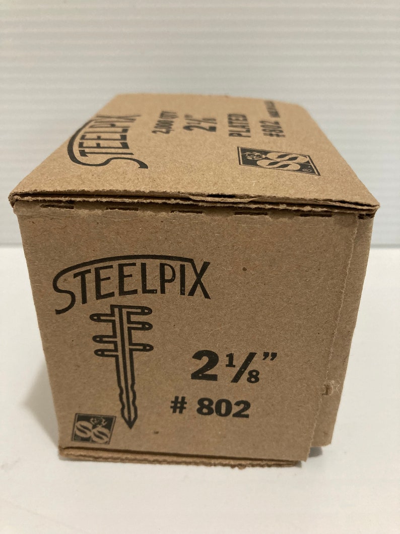 Box of 2000 Steelpix 2 1/8 Metal Flower Picks Floral Florist Steel