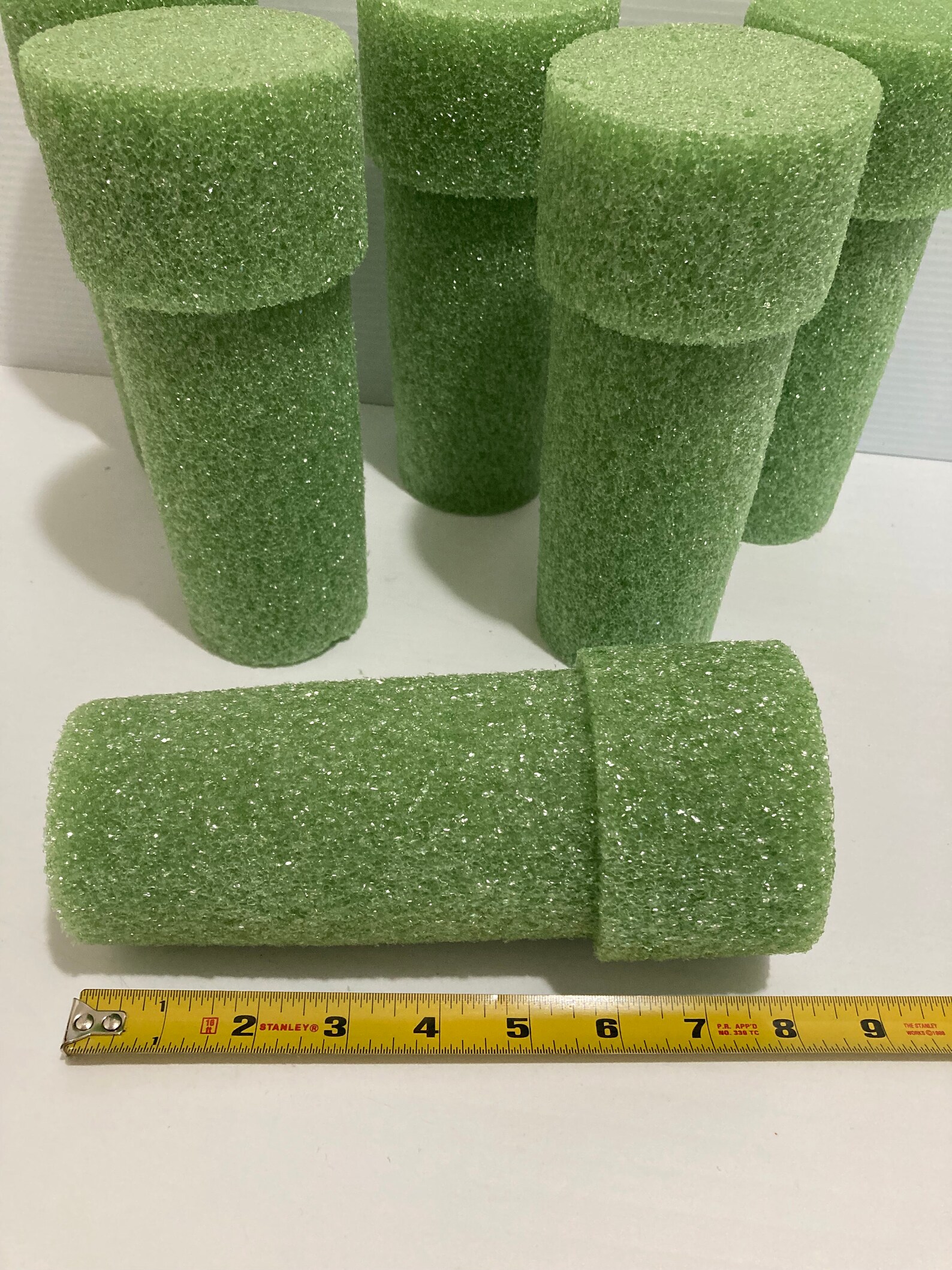 Lot of 6 Floracraft Styrofoam 8 Memorial Grave Vase Cone Urn Inserts