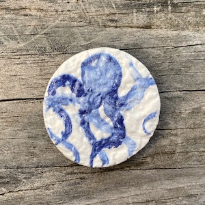 octopus magnet, fridge magnet, octopus gift, beach magnet