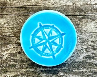 kompasmagneet, koelkastmagneet, zeemanscadeau, kleimagneet, nautisch decor, koelkastmagneet, strandmagneet