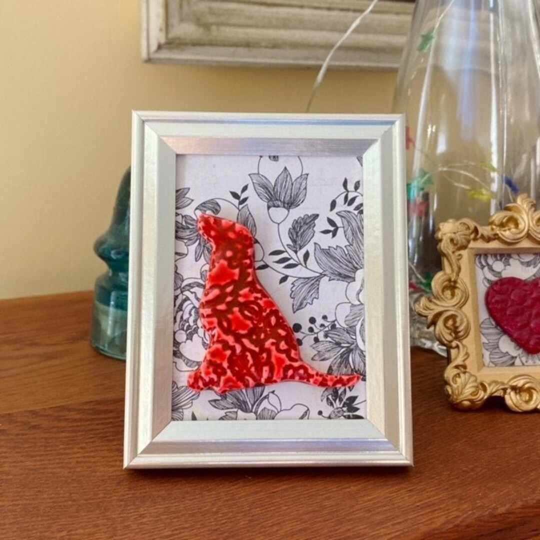 Dog Art, Framed Dog Silhouette, Dog Frame, Dog Decor Etsy