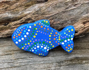 fish magnet, refrigerator magnet, clay magnet,fish gift, fish decor, kitchen decor, fridge magnet