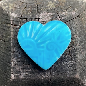 heart magnet, clay magnet, fridge magnet, heart gift