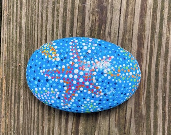 bemalter Seestern Rock, Seestern Geschenk