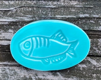 fish magnet, fridge magnet, refrigerator magnet, clay magnet, fish decor