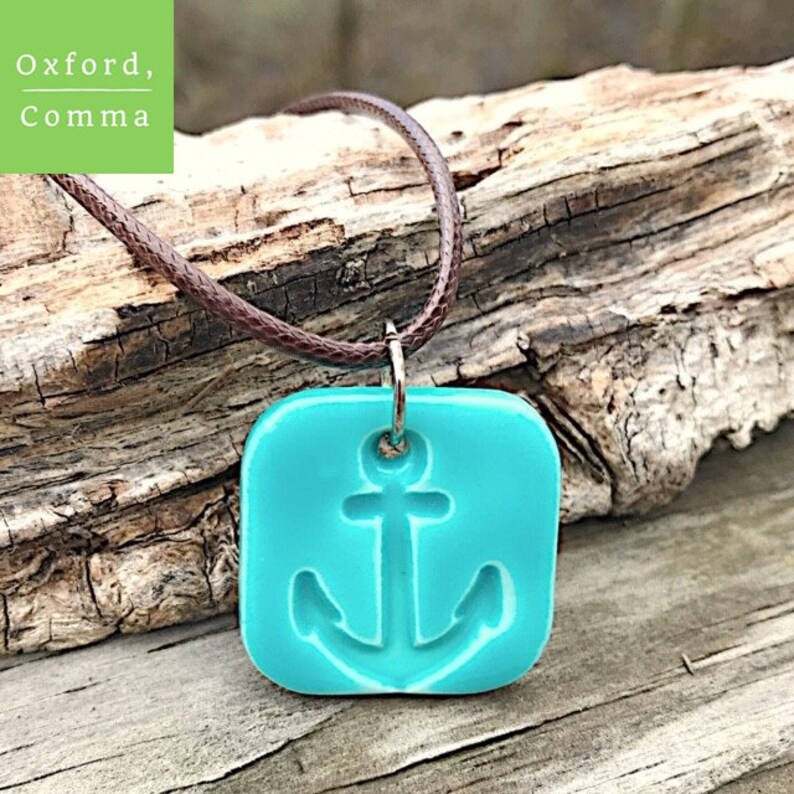 Anchor Pendant Anchor Charm Anchor Necklace Nautical Etsy