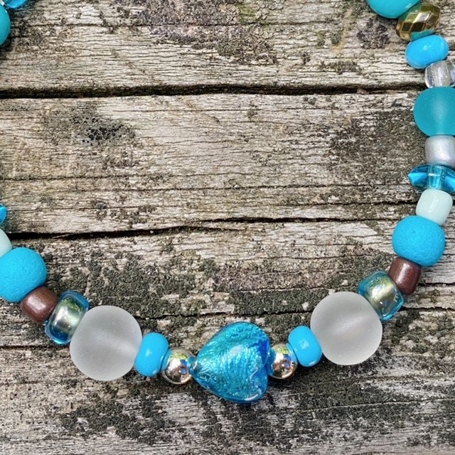 Beige Heart Bracelet