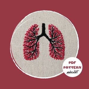 PDF PATTERN Cherry Blossom Lungs (Instant Download)