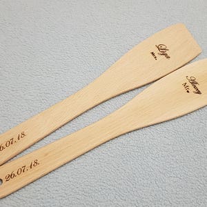 Wood spatula,kitchen accessories,personalized gift,Mr and Mrs,kitchen decor,personalized spatula,wedding gift,cook together,handmade spatula