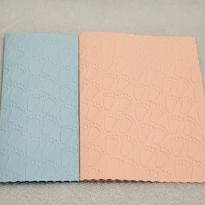 tarjetas de bebé nacido, baby shower, tarjetas de regalo, tarjetas de invitación, scrapbooking, patas de bebé, regalo hecho a mano, tarjetas de agradecimiento, plantilla de agradecimiento, tarjeta personalizada