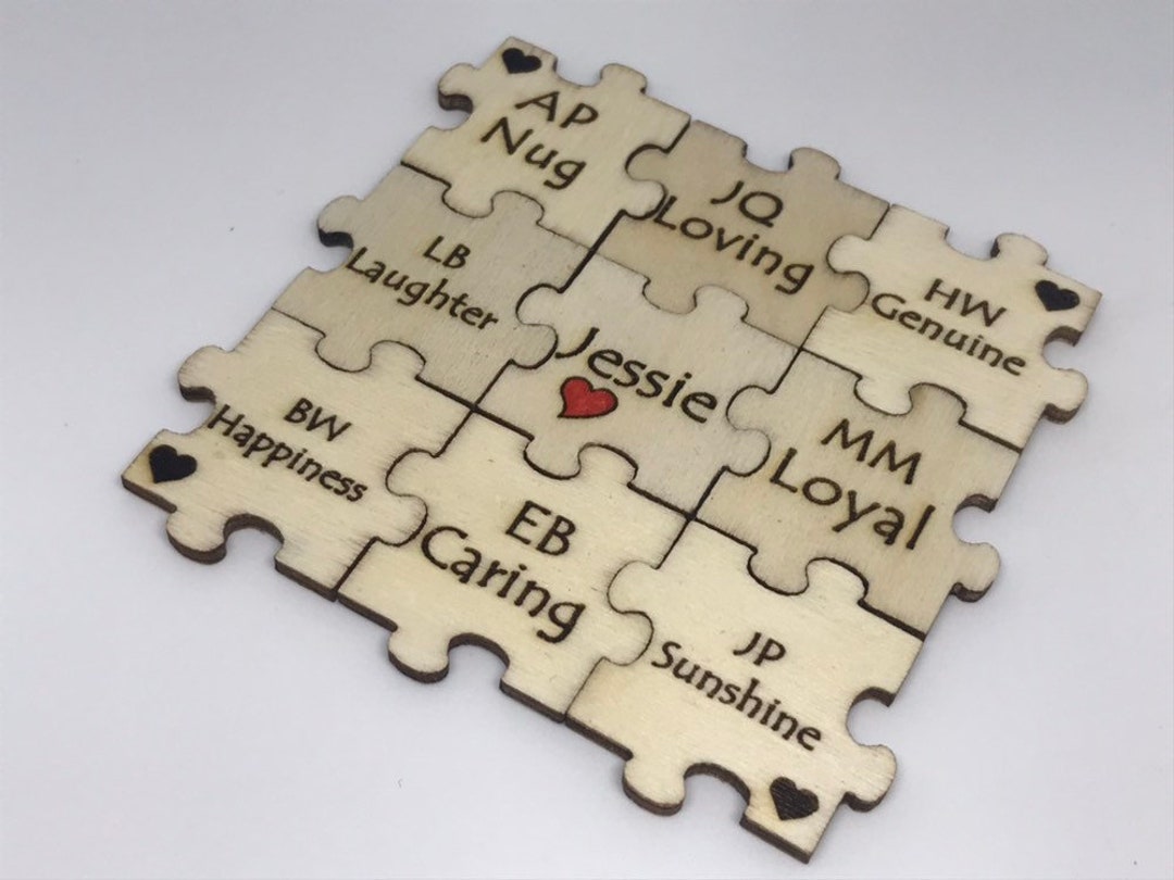 Mementos Puzzlecustom Puzzlejigsaw Puzzlethanks Etsy