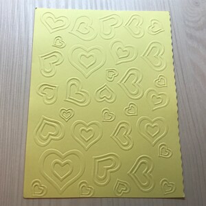 Valentin Tag Herzen, extrudiert Herzen Karten, Geschenk-Karten, Einladung Karte, Herz geprägte Karten, Liebe, Valentinstag Scrapbook Papier, Herzen Karten
