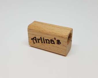 Taille-crayons en bois, taille-crayon personnalisé, taille-crayon en bois personnalisé, taille-crayon gravé, taille-crayon monotrou en bois, taille-crayons