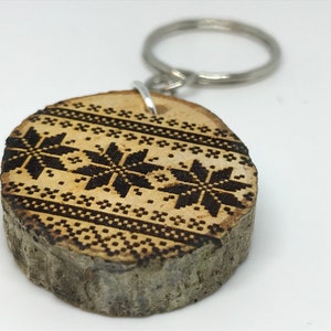 Love knitting keychain,Amulet Talisman sign,Folk simbol,Wood Keychain,Gift for knitting,folk sign,knittings ornaments,Jewelry,Crochet simbol