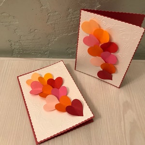 Mariage d’amour invitant les cartes, carte d’amour, enveloppe de mariage, d’anniversaire, cartes coeurs invitant cartes, cartes personnalisé, carte de Place, cartes de petits coeurs