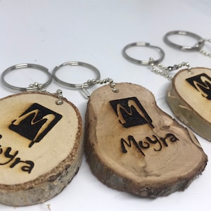 Company Logo Keychain,Wooden Logo,Personalised Wooden Keyring,Custom Keychain, Business Key Ring,Corporate Gifts,text keyrings,Business Logo