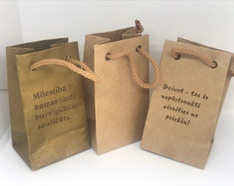 Printed Paper Bags,Party bag,paper cake bag,party favors,paper cake slices,birthday bag,Wedding Favor Bags,Rustic Bags,Bridal Shower Bags