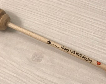 Honey bee spoon,Honey Spoon with symbol,Wooden Honey Stick,Honey Serving Spoon,Honeymoon gift,personalized spoon,bee spoon,Honey Dipper,Bee