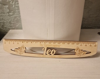 personalized ruler woth name, custom ruler, engraved ruler, personalized gift,personalised Ruler,initial on ruler, christmass gift