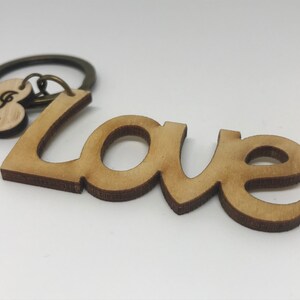 Puedo amar, llavero con amor, llavero inicial A-Z, llavero de nombre, llavero personalizado, llavero de amor, llavero de amor, regalo BFF, accesorio de coche, regalo para la esposa
